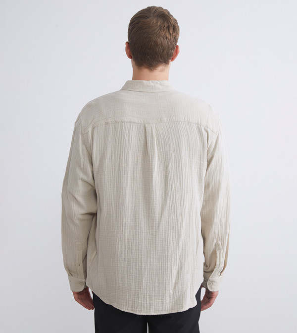 اٍل سي واي كيكي  أكمام طويلة - بيج Long Sleeves