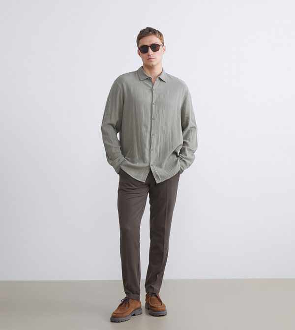 اٍل سي واي كيكي ملابس - أخضر Long Sleeves