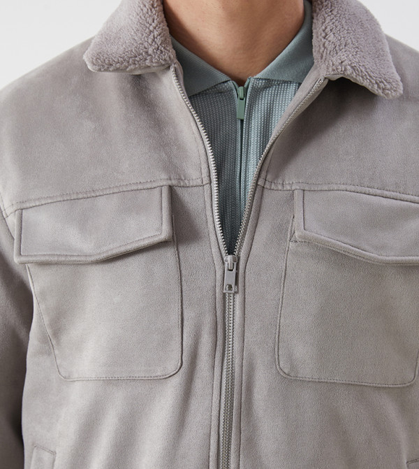 LC Waikiki  Overcoats - Grey Overcoats