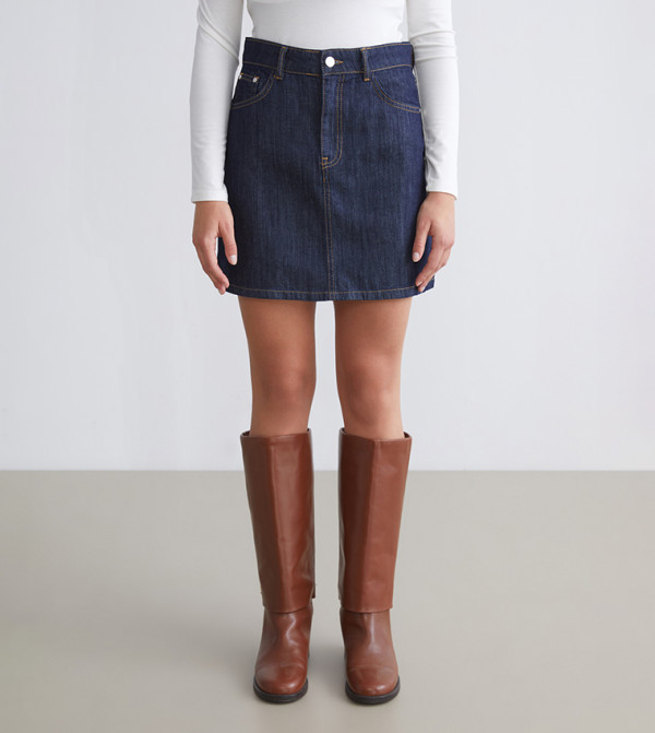 LC Waikiki  Skirts - Navy Mini Skirts