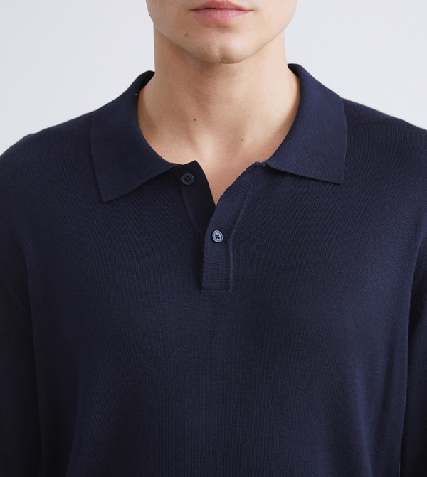 اٍل سي واي كيكي  سترات بياقة V  - كحلي V-neck Sweaters