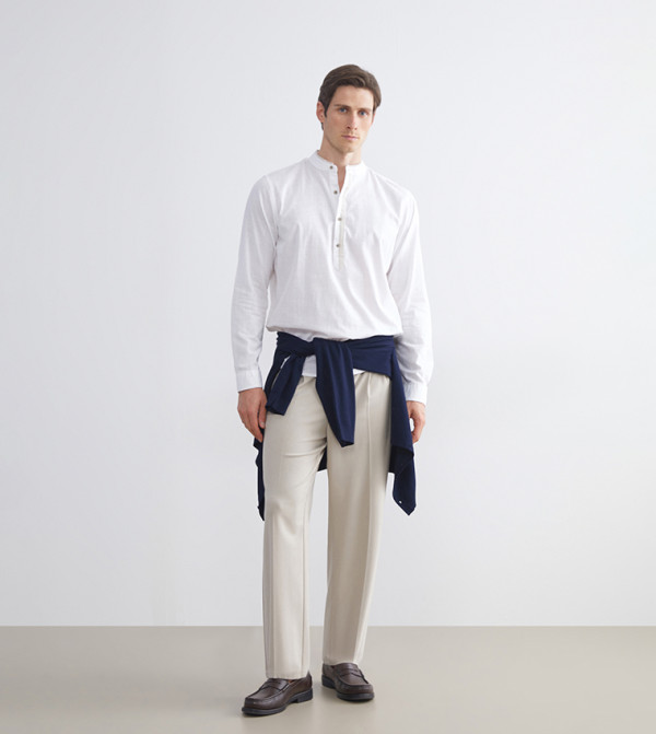 اٍل سي واي كيكي ملابس - أبيض Long Sleeves