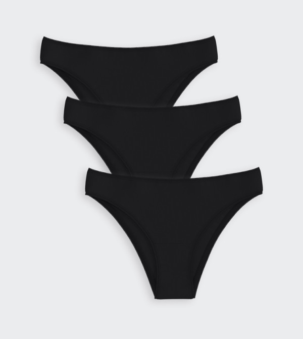 LC Waikiki  Swimwear - Black Bikini Bottoms