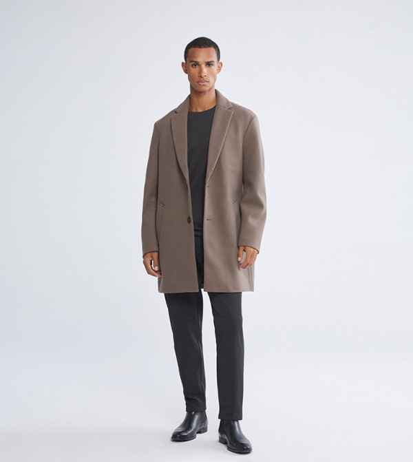 LC Waikiki  Overcoats - Brown Overcoats