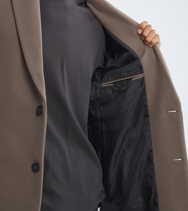 LC Waikiki  Overcoats - Brown Overcoats