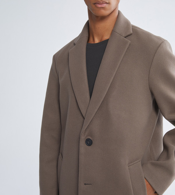 LC Waikiki  Overcoats - Brown Overcoats