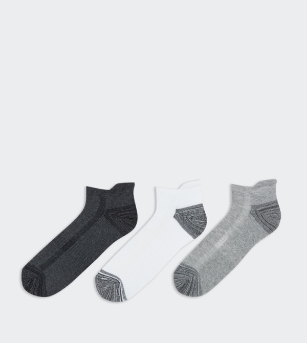 اٍل سي واي كيكي  جوارب للكاحل  - متعدد Ankle Length Socks