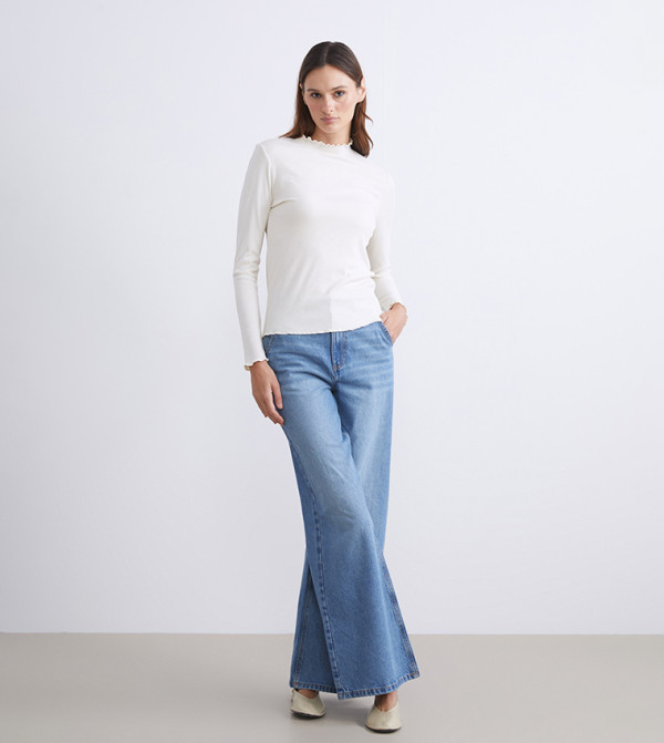 LC Waikiki  Jeans - Blue Wide Leg Jeans