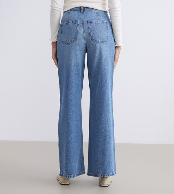 LC Waikiki  Jeans - Blue Wide Leg Jeans