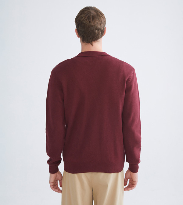 LC Waikiki  Sweaters & Cardigans - Maroon Sweaters
