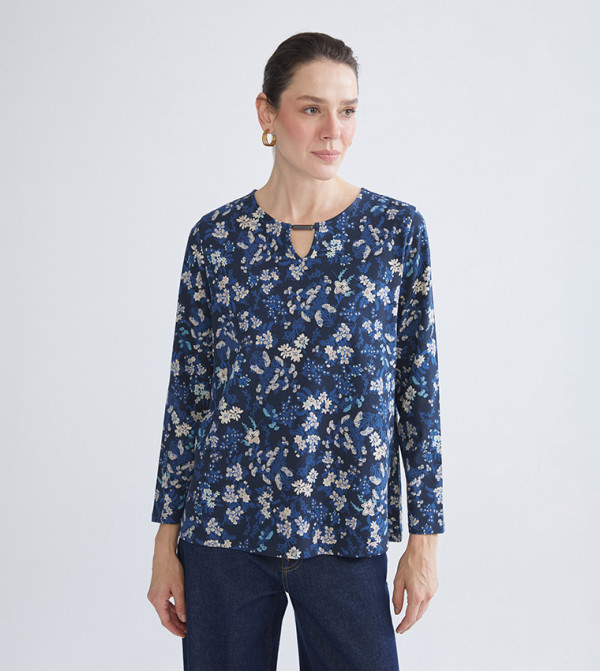 LC Waikiki  - Blue Casual Tops