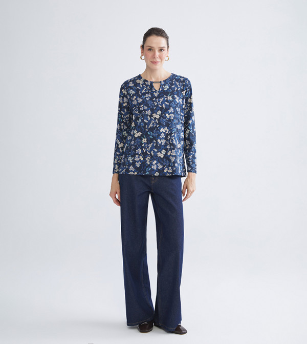 LC Waikiki  - Blue Casual Tops