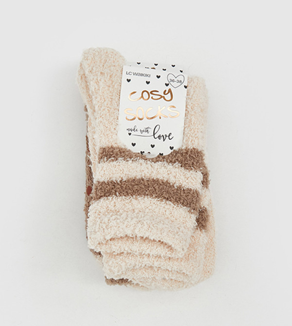 LC Waikiki  Socks - Beige Ankle Length Socks