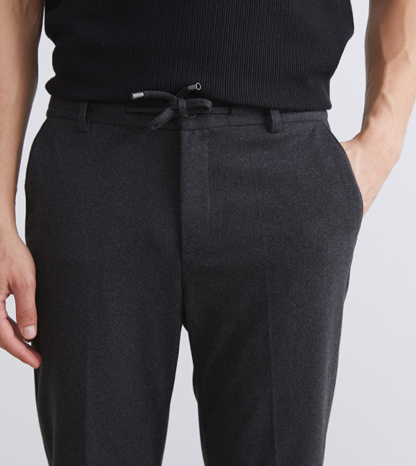 LC Waikiki Casual Pants - Grey Casual Pants