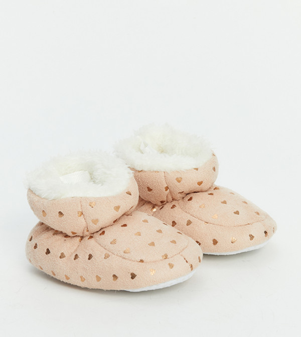 LC Waikiki  Baby Essentials - Peach Booties