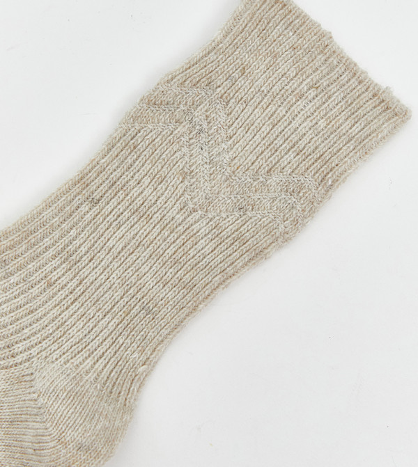 LC Waikiki  Calf Length Socks - Cream Calf Length Socks