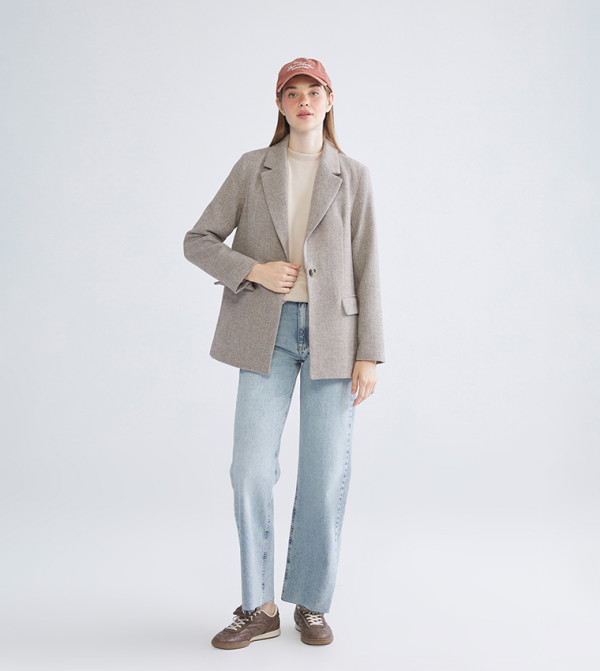 LC Waikiki  Overcoats - Brown Overcoats