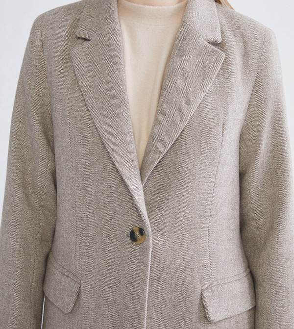 LC Waikiki  Overcoats - Brown Overcoats