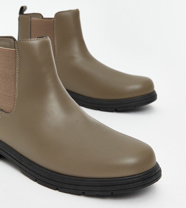 LC Waikiki Boots - Beige Chelsea Boots