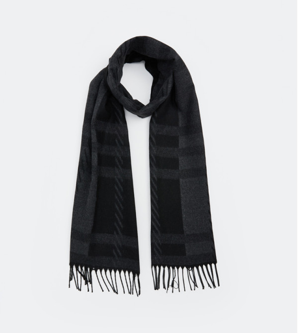 LC Waikiki  Scarves - Grey Blanket Scarves