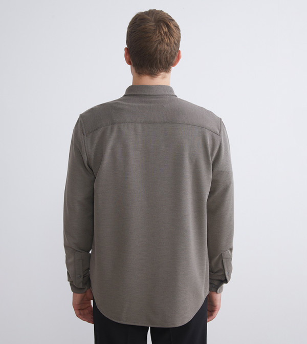 LC Waikiki  Shirts - Light Green Long Sleeves