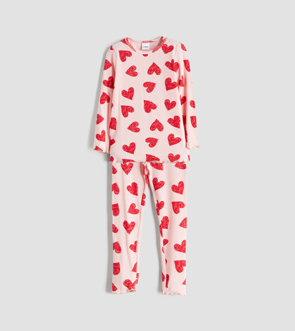 LC Waikiki Top & Pyjama Sets - Pink Top & Pyjama Sets