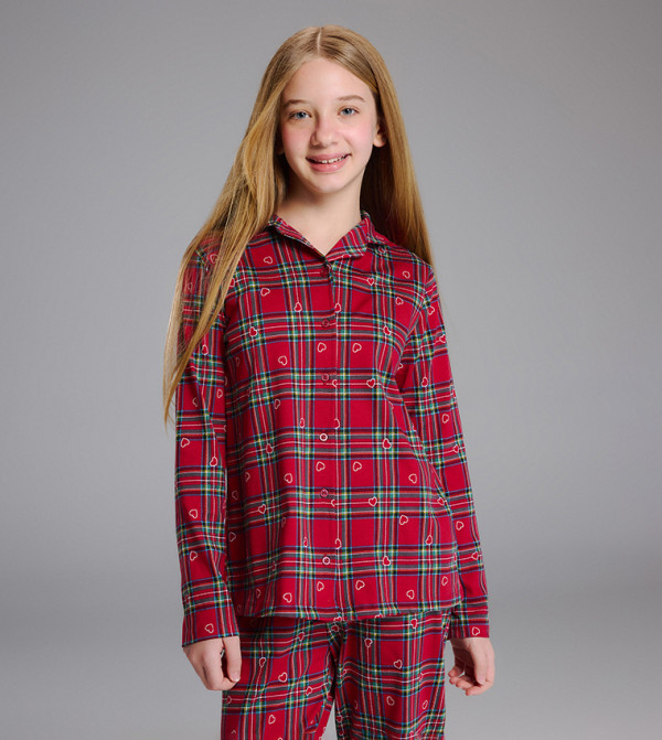 LC Waikiki  Nightwear - Red Top & Pyjama Sets