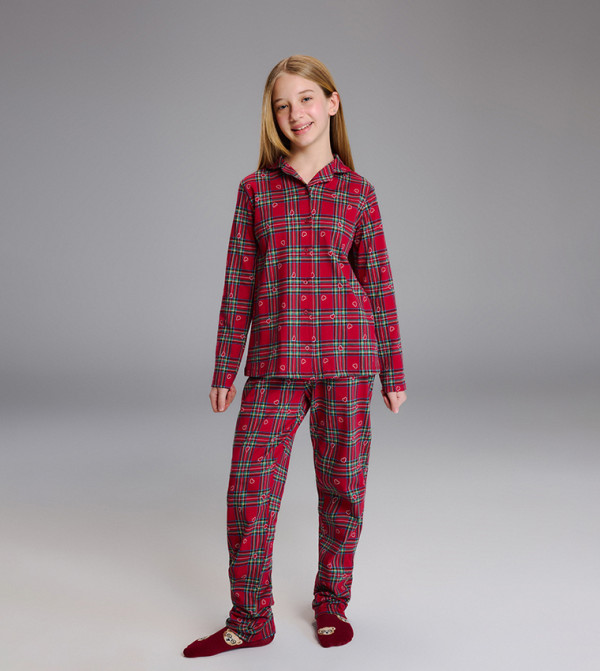 LC Waikiki  Nightwear - Red Top & Pyjama Sets