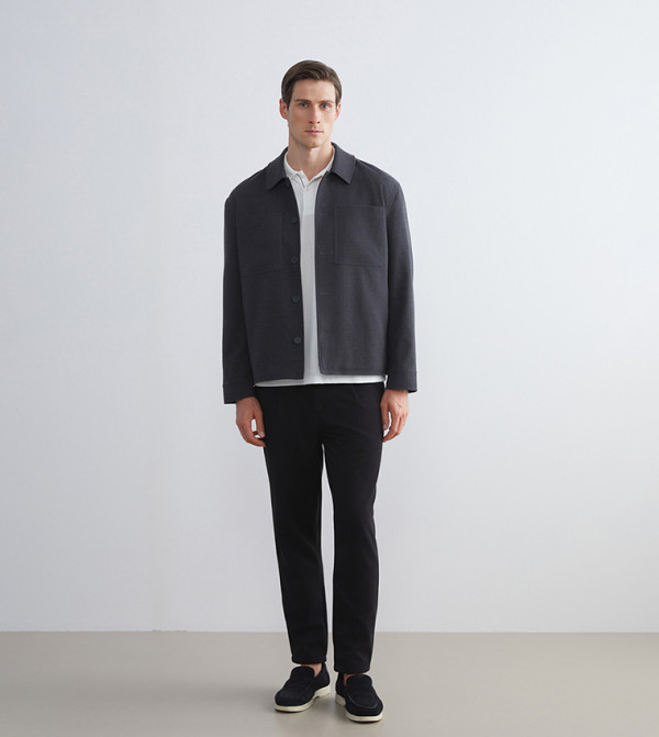 LC Waikiki Jackets & Coats - Charcoal Casual Jackets