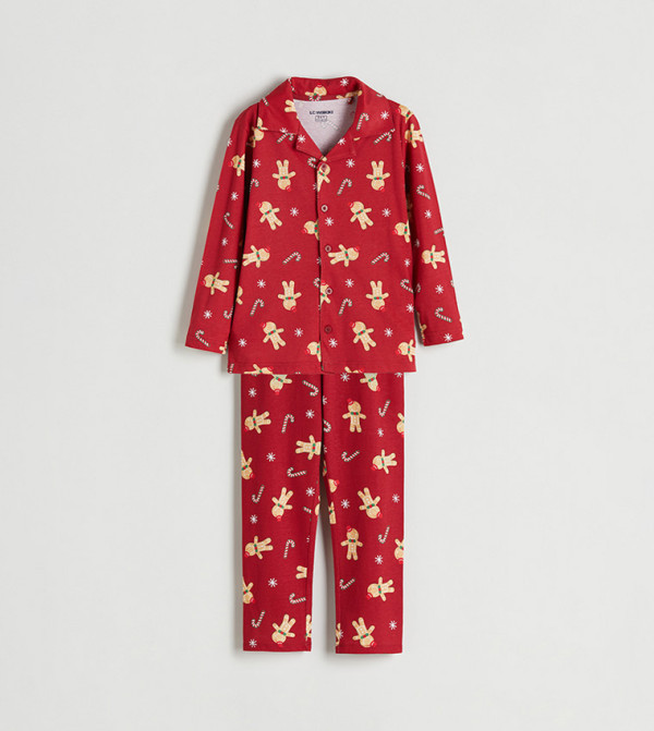 LC Waikiki  Nightwear - Red Top & Pyjama Sets