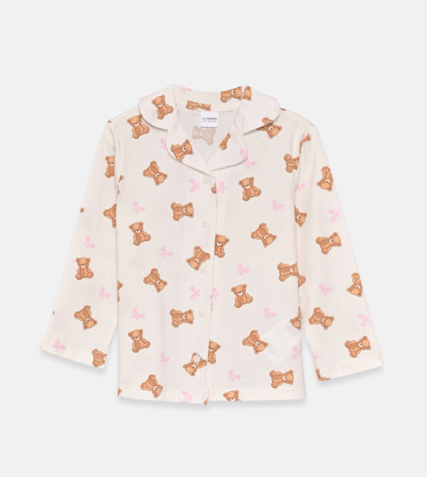 LC Waikiki Top & Pyjama Sets - Cream Top & Pyjama Sets