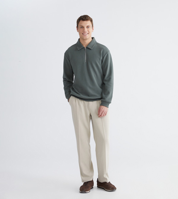 LC Waikiki  Sweatshirts - Green Sweatshirts