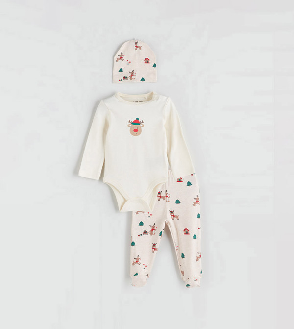 LC Waikiki  Clothing Sets - Cream clothing sets