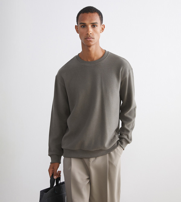 LC Waikiki  Sweatshirts - Khaki Sweatshirts