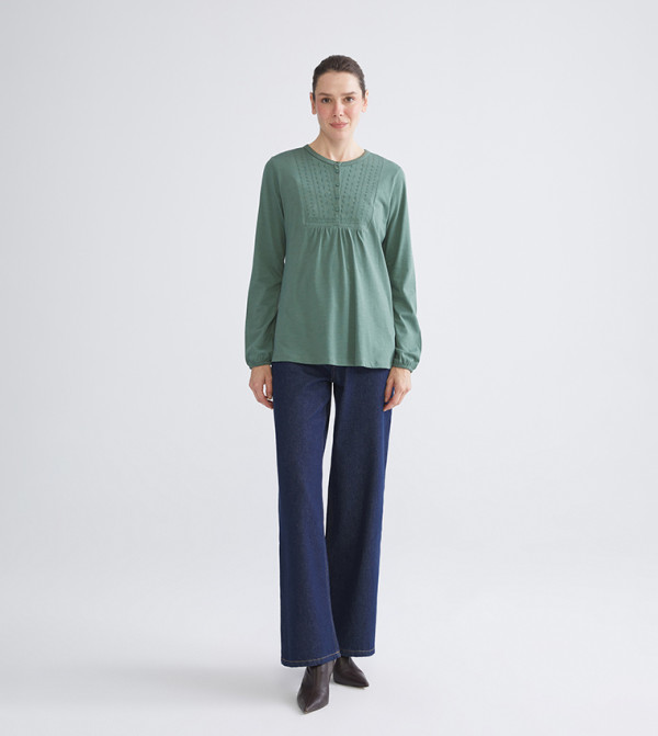 LC Waikiki LC Waikiki - Green Casual Tops
