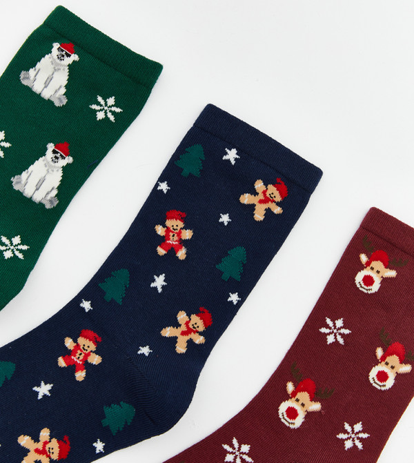 اٍل سي واي كيكي - متعدد Calf Length Socks