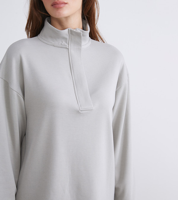 LC Waikiki  Hoodies & Sweatshirts - Grey Sweatshirts