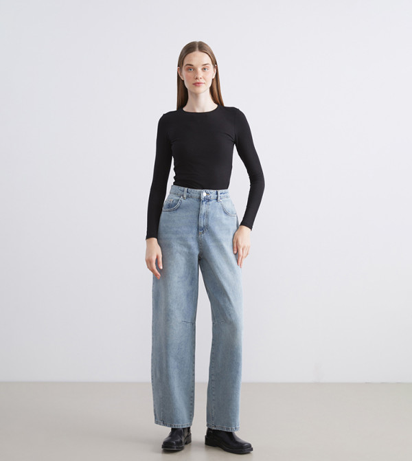 LC Waikiki Straight Jeans - Blue Straight Jeans