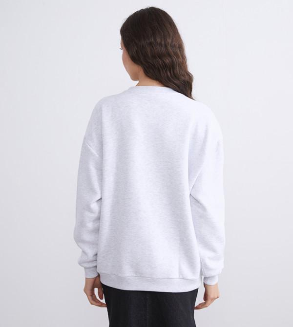 LC Waikiki  Hoodies & Sweatshirts - Grey Sweatshirts