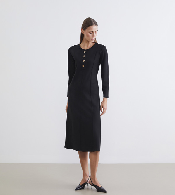 اٍل سي واي كيكي  فساتين ميدي  - أسود Midi Dresses