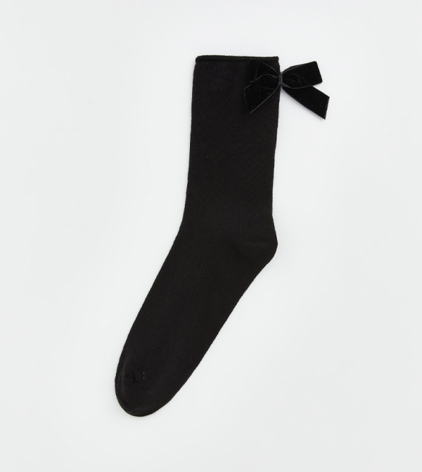 LC Waikiki  Calf Length Socks - Black Calf Length Socks