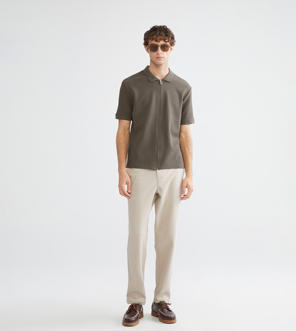 LC Waikiki LC Waikiki - Khaki Short Sleeves