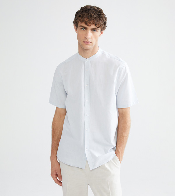 LC Waikiki Short Sleeves - Blue Short Sleeves