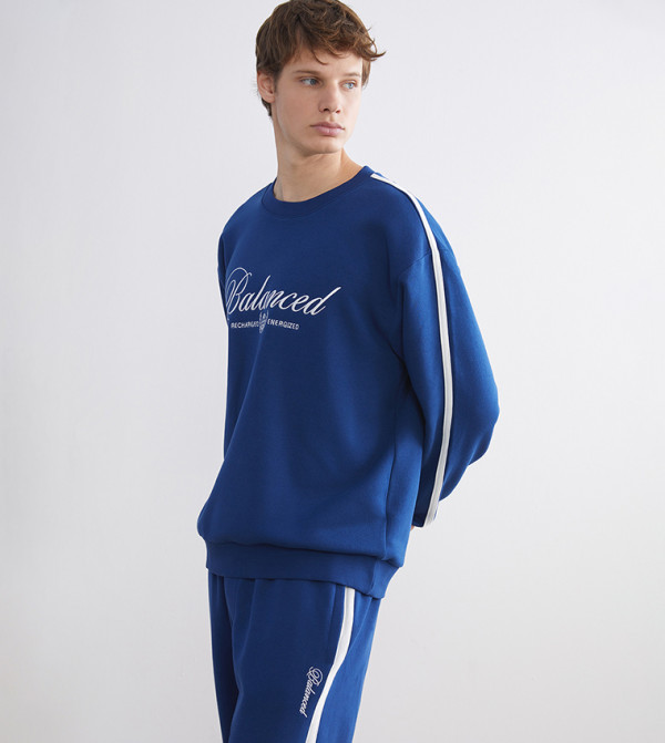 LC Waikiki  Sweatshirts - Blue Sweatshirts