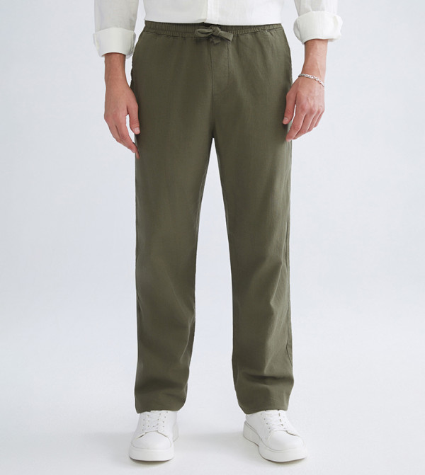 اٍل سي واي كيكي  بناطيل كاجوال - كاكي بنطال كاجوال