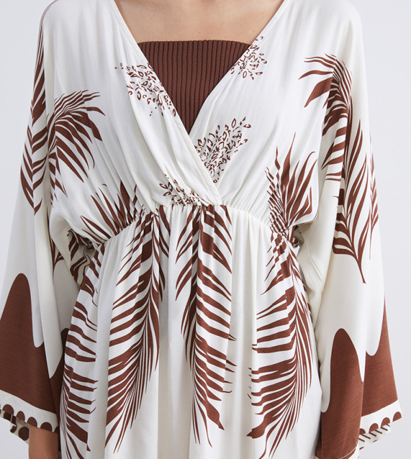 LC Waikiki  Dresses - Brown Maxi Dresses