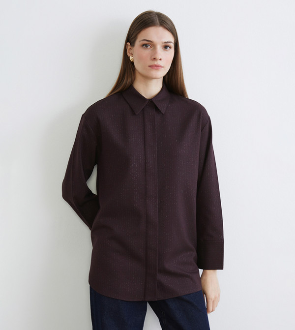LC Waikiki  Tunics - Burgundy Tunics