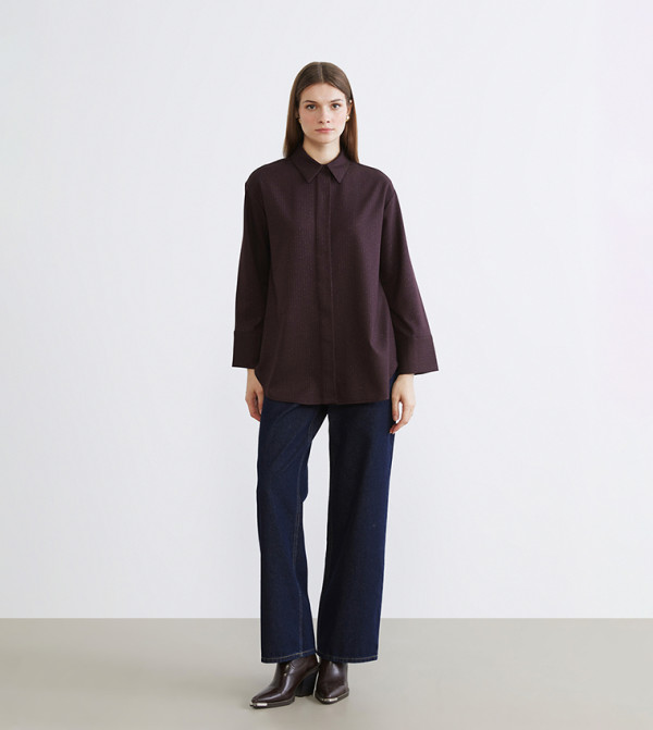 LC Waikiki  Tunics - Burgundy Tunics