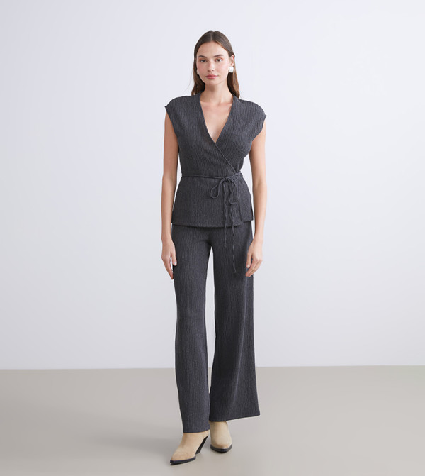 LC Waikiki  Jackets & Coats - Grey Sleeveless Tops