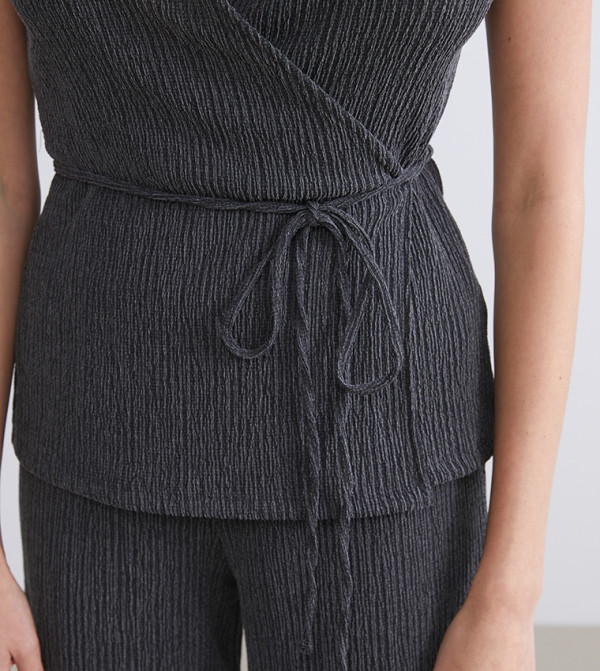 LC Waikiki  Jackets & Coats - Grey Sleeveless Tops